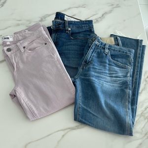 🎈FINAL SALE🎈3Pairs AG, Rag & Bone and Paige jeans bundle.
